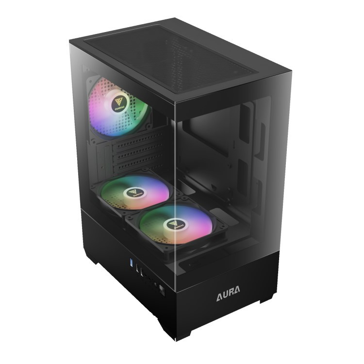 کیس کامپیوتر گیمینگ گیم دیاس مدل AURA GC9M BK