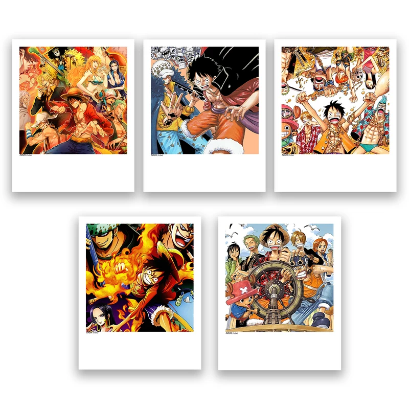 آویز تزیینی عرش مدل انیمه وان پیس one piece کد Asa051 مجموعه 5عددی