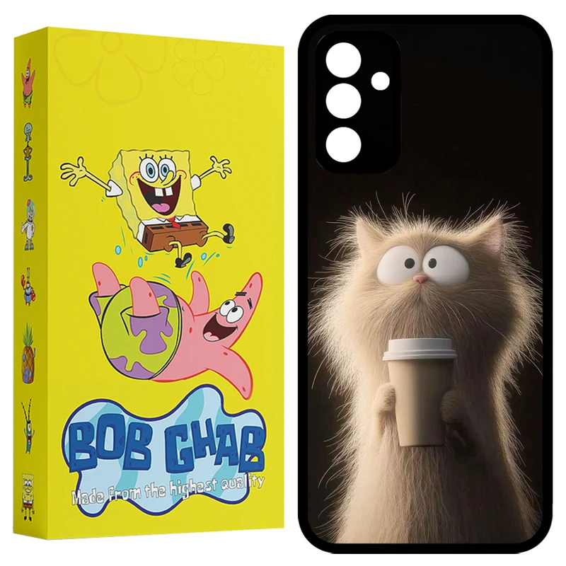 کاور باب قاب طرح گربه مدل BCPA25 مناسب برای گوشی موبایل سامسونگ Galaxy A25