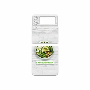 MAHOOT I'm-vegetarian Cover Sticker for Samsung Galaxy Z Flip3 5G
