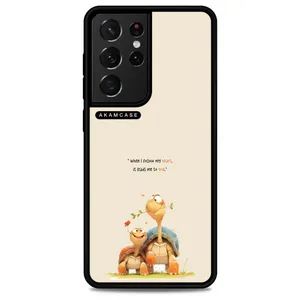 AKAM AMC-WSGS21U-ANIMALS QOUTES-2 Cover For Samsung Galaxy S21 Ultra