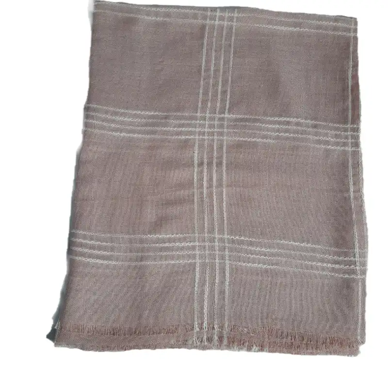 شال زنانه مدل نخی چهارفصل قیطان دوزی