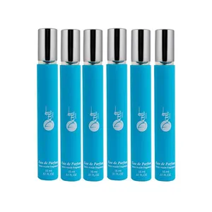 عطر جیبی مردانه دکلت مدل Silver Scent Jacques Bogart حجم 15 میلی لیتر مجموعه 6 عددی