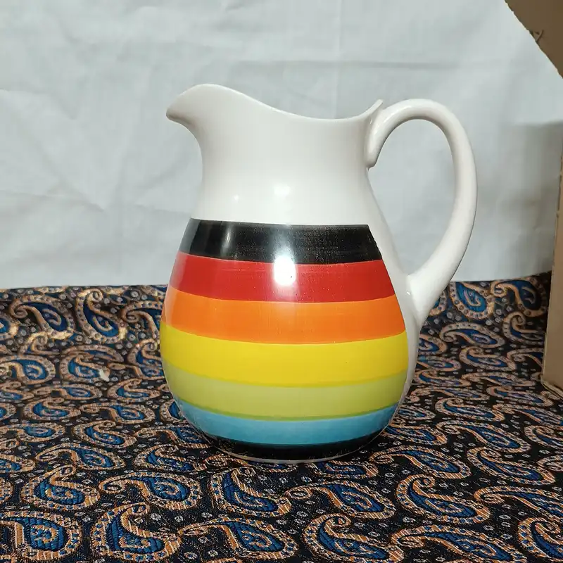 پارچ سرامیکی مدل رنگین کمان