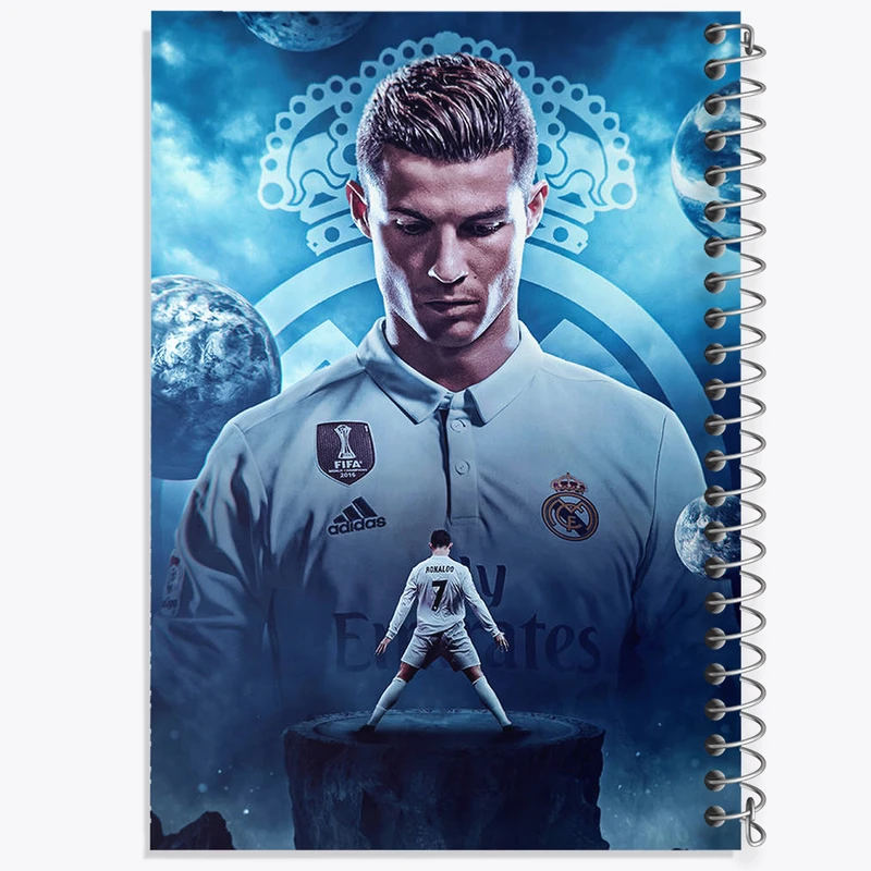 دفتر مشق 100 برگ خندالو طرح کریستیانو رونالدو کد N51