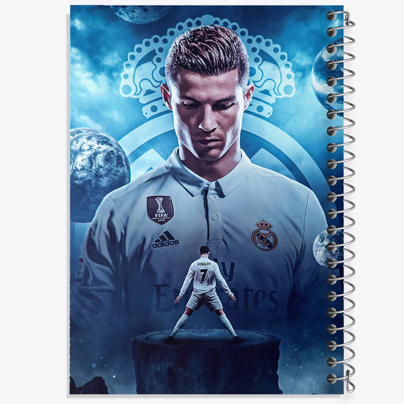 دفتر نقاشی 50 برگ خندالو طرح کریستیانو رونالدو کد N51