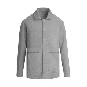 پیراهن آستین بلند یقه برگردان مردانه کروم مدل 2523903