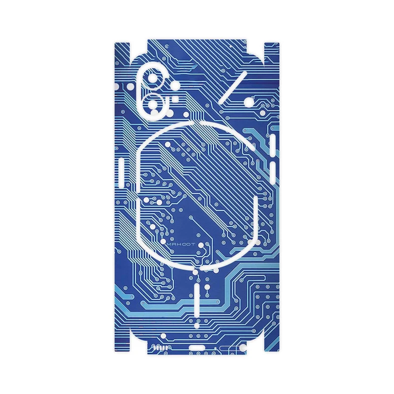 برچسب پوششی ماهوت مدل Blue_Printed_Circuit_Board-FullSkin مناسب برای گوشی موبایل ناتینگ Phone 1