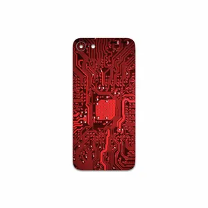 MAHOOT Red Printed Circuit Board Cover Sticker for Apple iPhone 8