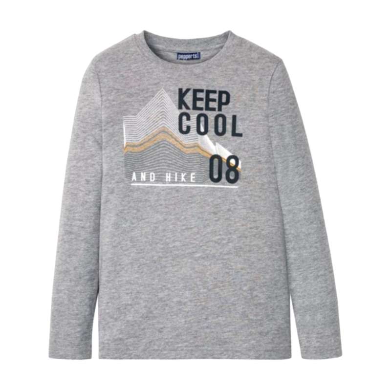 پولوشرت آستین بلند پسرانه پیپرتس مدل cool