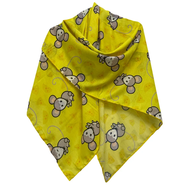 روسری دخترانه مدل نخی چهارفصل دست دوز کد 1397