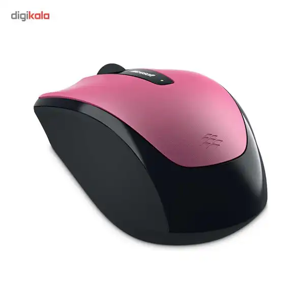 ماوس بی‌سیم مایکروسافت مدل وایرلس موبایل 3500 رنگ صورتی