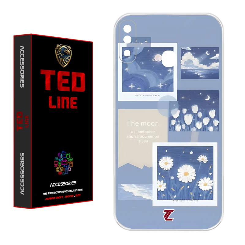 کاور تدلاین طرح بابونه کد 1203 مناسب برای گوشی موبایل سامسونگ Galaxy A20 / A30