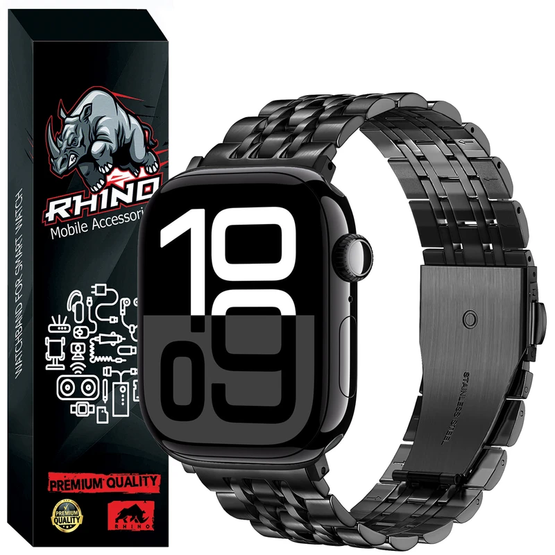 بند راینو مدل 7Bead مناسب برای اپل واج سری 10 46 میلی متری