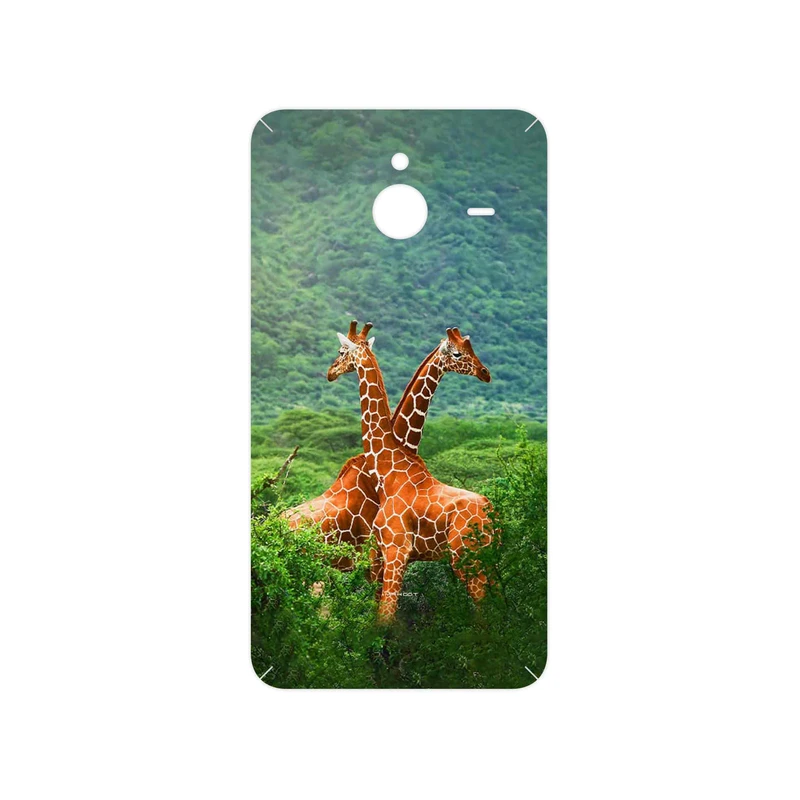 برچسب پوششی ماهوت مدل Giraffe مناسب برای گوشی موبایل مایکروسافت Lumia 640 XL