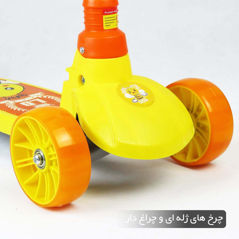اسکوتر کودک اسکوتر مدل موزیکال جوجه کد 2020 ظرفیت وزنی 50 کیلوگرم