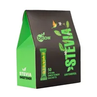 ساشه شیرین کننده کتو اریتریتول و استویا بی لو - 1 گرم بسته 50 عددی