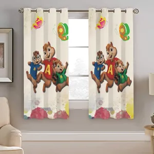 پرده نیروانا طرح آلوین کودک مدل هازان کد 8240 سایز 140×200 سانتی متر