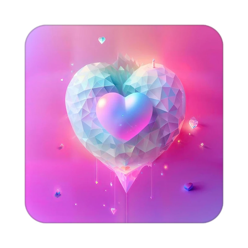 زیر لیوانی کاکتی مدل عاشقانه کد mp11313