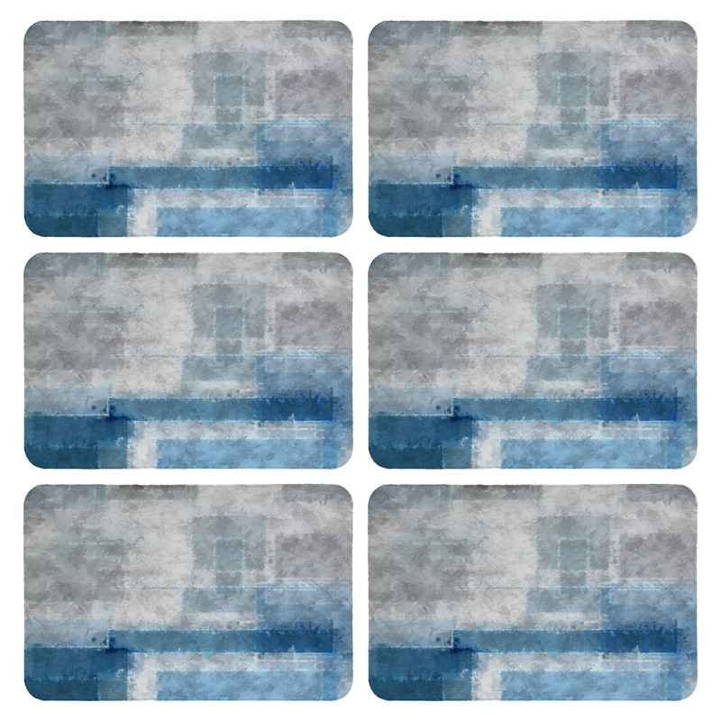 زیربشقابی طرح آبرنگی کد 9233 بسته 6 عددی