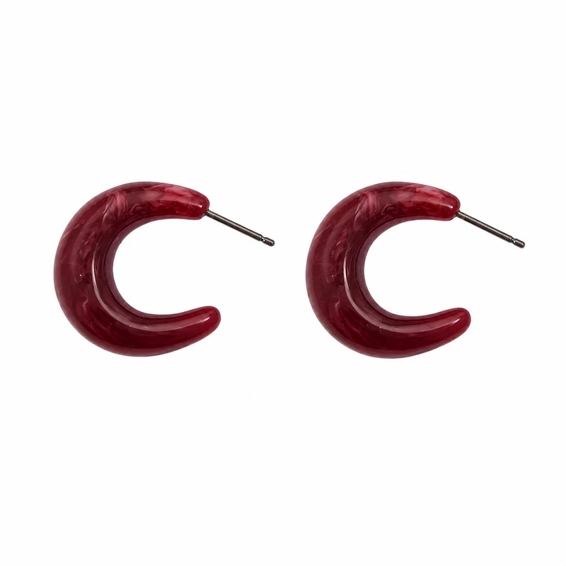 گوشواره حلقه‌ای زنانه مدل پرنیا