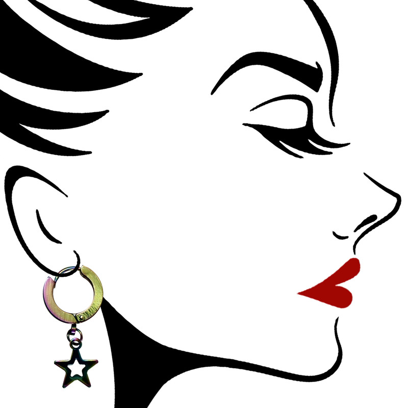 گوشواره زنانه طرح ستاره کد RKH_1409 گوشواره زنانه طرح ستاره کد RKH_1409