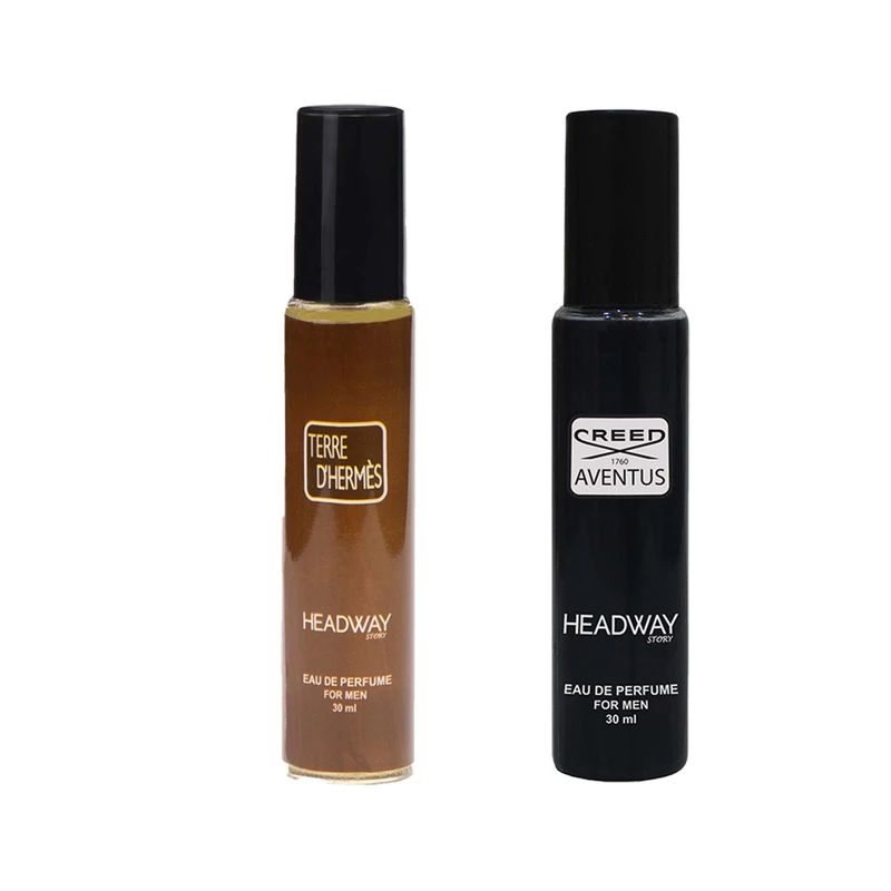 عطر جیبی مردانه هدوی استوری مدل تق هرمس و کرید اونتوس حجم 30 میلی لیتر مجموعه 2 عددی