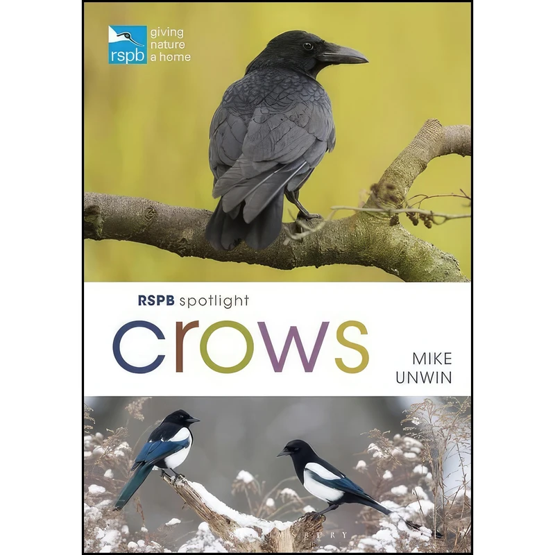 کتاب RSPB Spotlight Crows اثر Mike Unwin انتشارات Bloomsbury Wildlife