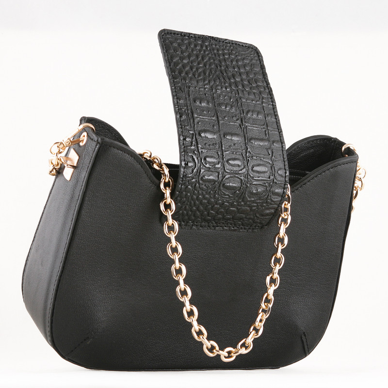 ست کیف و کفش زنانه چرم یلسان مدل راشا کد SERENA-GAN-914-msk