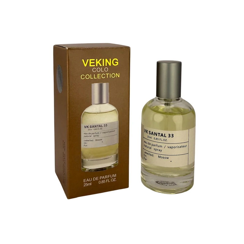 عطر جیبی ویکینگ کولو مدل سانتال 33 با رایحه تلخ حجم 25 میلی لیتر