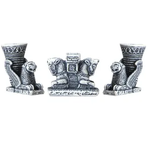 مجسمه طرح سرستون و جام مجموعه سه عددی