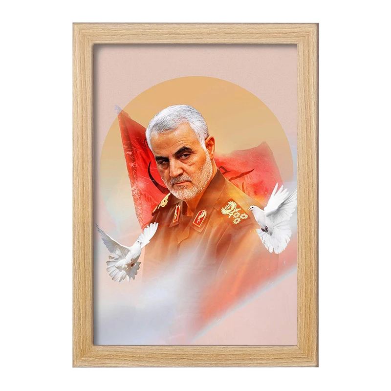 تابلو خندالو طرح شهید سپهبد حاج قاسم سلیمانی کد 2613