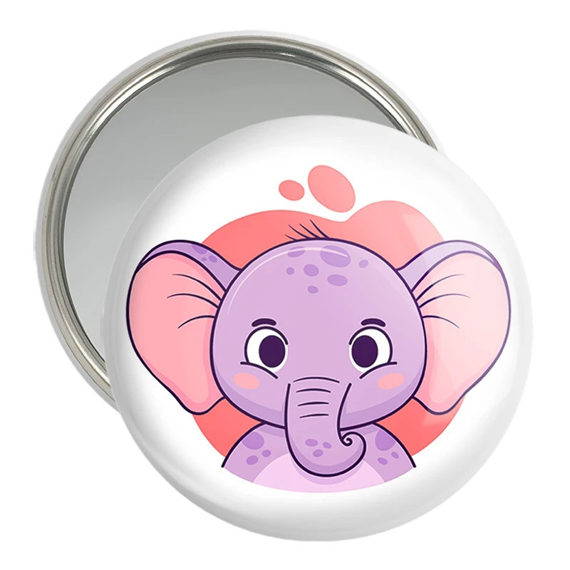 آینه جیبی خندالو مدل فیل حیوانات بامزه کد 37154