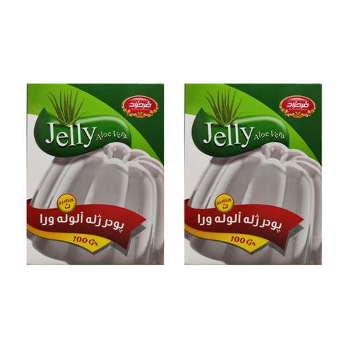 پودر ژله آلوئه ورا فرحزاد - 100 گرم بسته 2 عددی