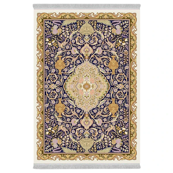 فرش پارچه‌ای دفه مدل فرشینه طرح مدرن کد 928