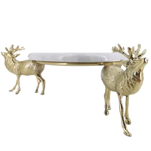 شیرینی خوری برنزی مدل گوزن