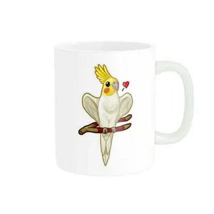 ماگ پاد آفرین مدل طوطی عروس هلندی کد 4480