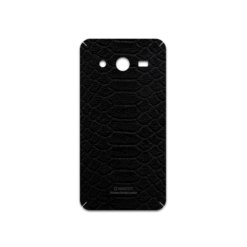 برچسب پوششی ماهوت مدل Black-Snake-Leather مناسب برای گوشی موبایل سامسونگ Galaxy Core 2