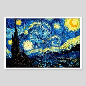 تابلو نوری بکلیت طرح نقاشی ستاره شب مدل W-GHN032