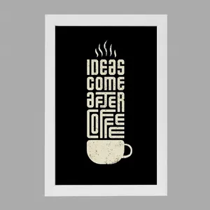 تابلو خندالو مدل قهوه (Coffee) کد F4085