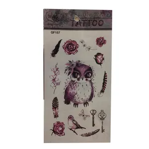 تتو موقت طرح پرنده کد 157