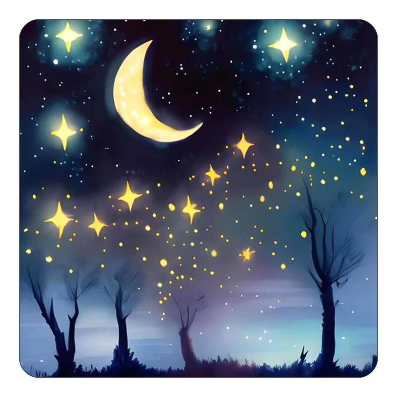 مگنت کاکتی طرح ماه و ستاره مدل mp51959