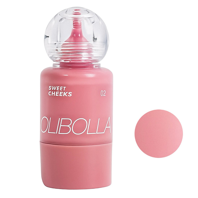 رژگونه مات اولیبولا مدل دکمه ای شماره 02