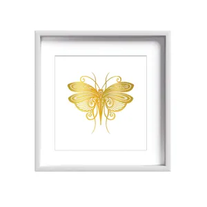 تابلو طلاکوب زرکات طرح پروانه مدل Butterfly