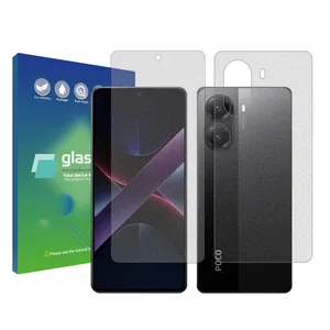 Glasspro Resistant model Matte screen protector suitable for Xiaomi Poco X7 Pro mobile phone Along with the phone back protector