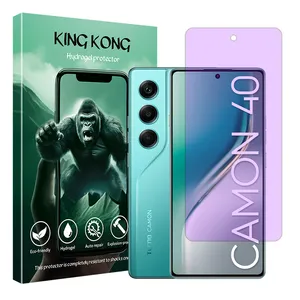 King Kong Hydrogel model anti purple screen protector suitable for Tecno Camon 40 mobile phone