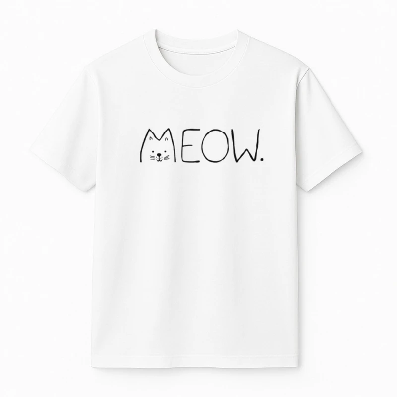 تی‌شرت آستین کوتاه دخترانه مدل گربه کد v24 