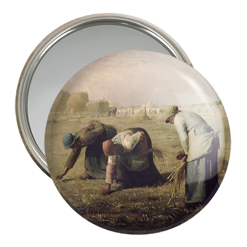 آینه جیبی خندالو مدل خوشه‌چینان ژان فرانسوا میله کد 36840