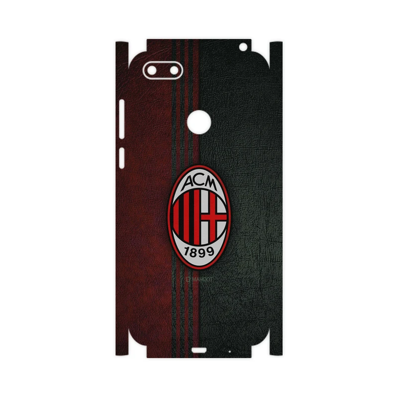 برچسب پوششی ماهوت مدل AC-Milan-FC-FullSkin مناسب برای گوشی موبایل موتورولا Moto E6 Play