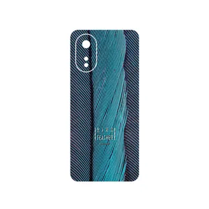 MAHOOT Turquoise feathers Cover Sticker for Oppo A38